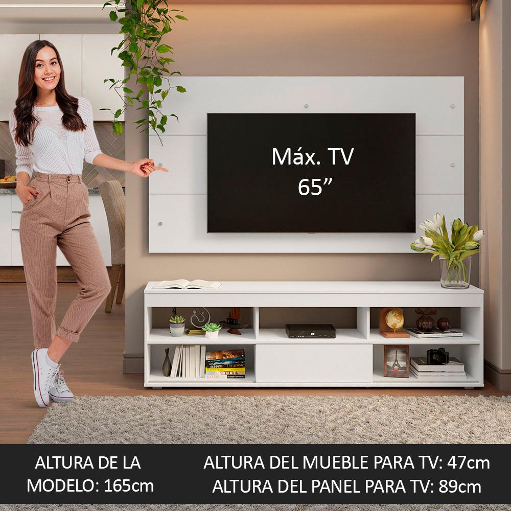 Foto 8 pulgar | Mueble Mesa Para Tv Rack Madesa Orlando Y Panel Hasta 65 B
