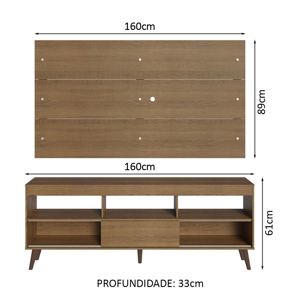Foto 4 pulgar | Mueble Mesa Para Tv Rack Madesa Detroit Y Panel Hasta 65 Mm