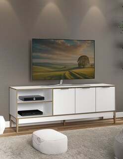 Foto 1 | Mesa De Tv Mobi Zircón Blanco