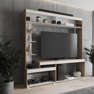 Foto 5 | Centro De Entretenimiento Para Tv De 65'' Cler