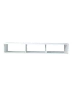 Foto 4 | Estante Repisa Tv Flotante Soporte Minimalista 3 Divisiones Color Blanco