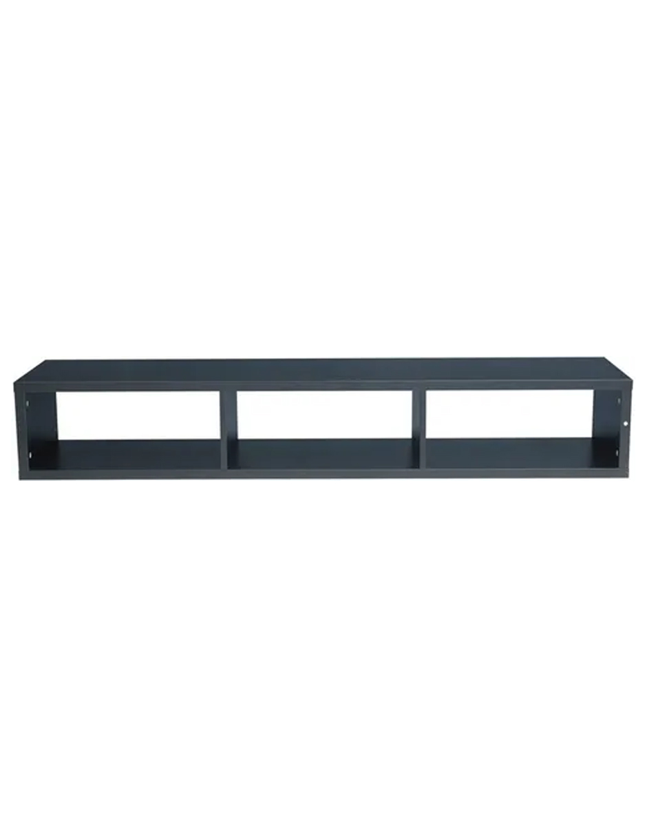 Foto 5 pulgar | Estante Repisa Tv Flotante Soporte Minimalista 3 Divisiones Color Negro