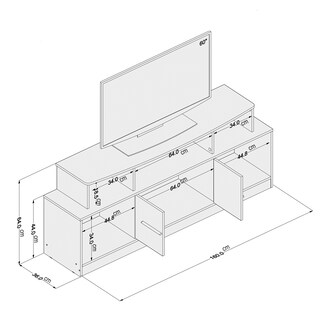 Foto 4 | Mesa Para Tv Mobi Ametrina Avellana