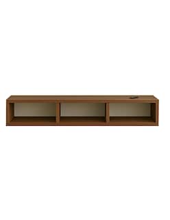 Foto 2 | Mueble para TV Flotante 3 Divisiones Café