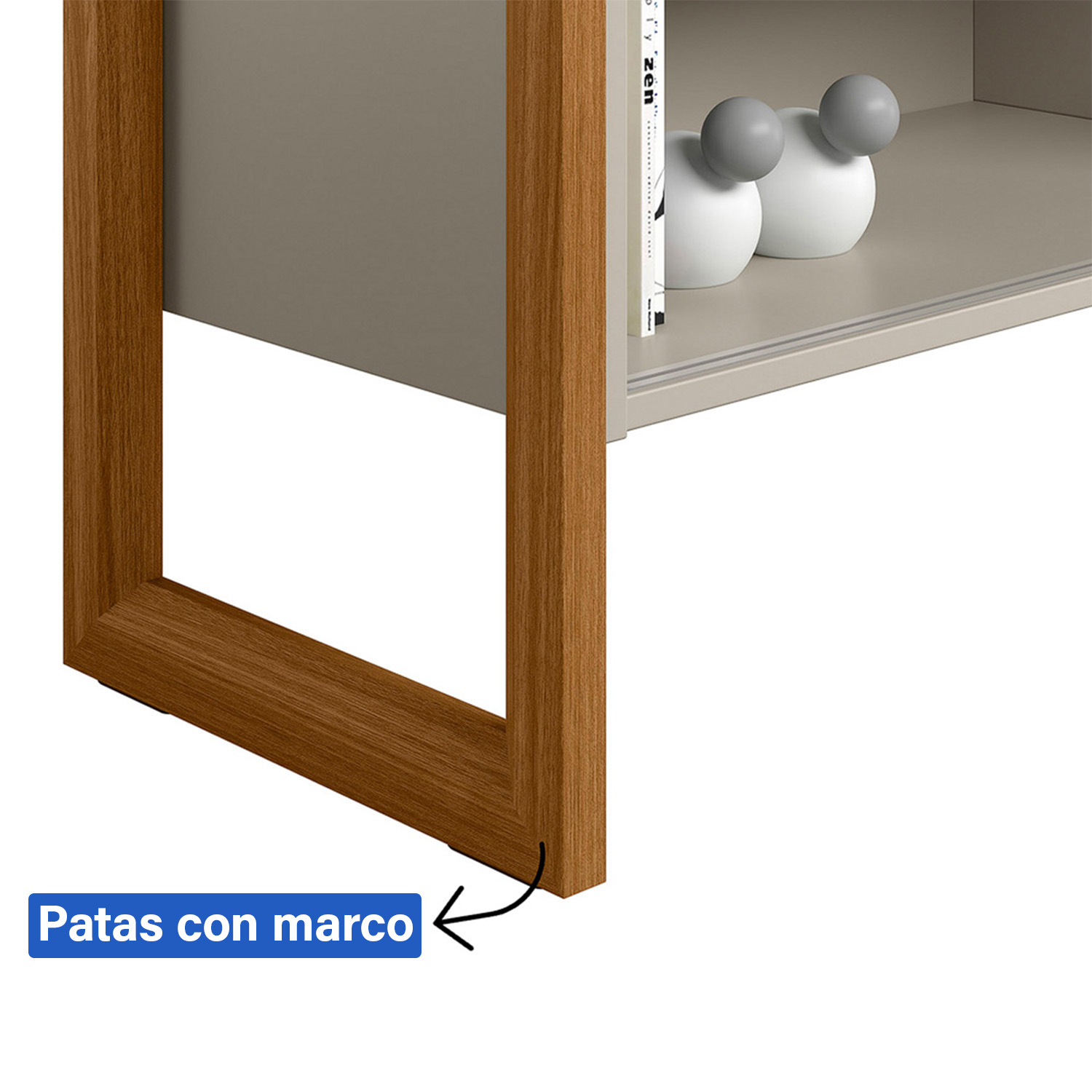 Foto 4 | Mesa De Tv 55'' Gold Bossa
