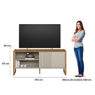 Foto 6 | Mesa De Tv 55'' Gold Bossa