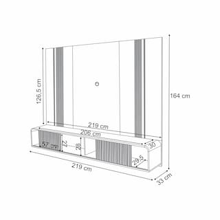 Foto 5 | Panel De Tv Empire, Capacidad Para Tv De Hasta 85''bossa