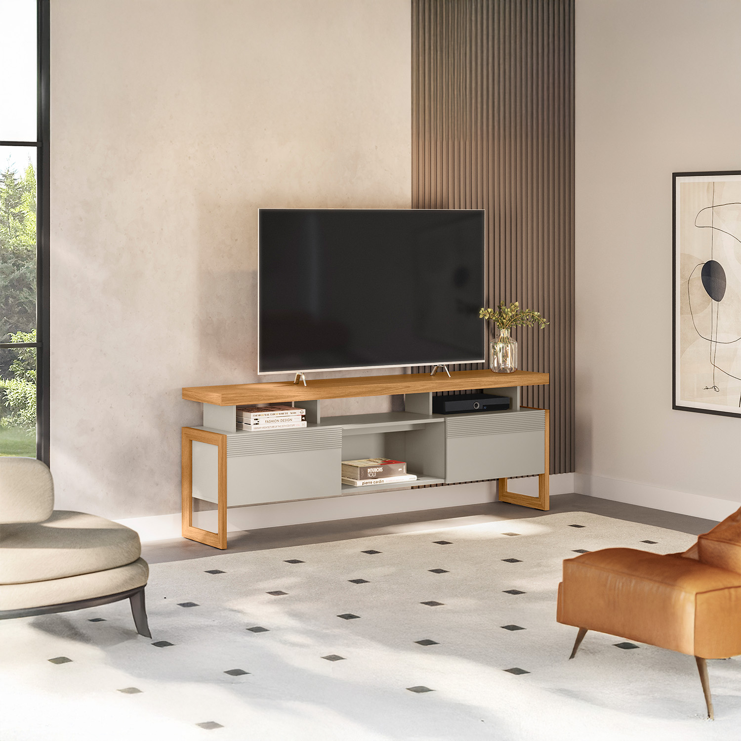 Foto 2 pulgar | Mueble Para Tv 70'' Esmeralda Bossa