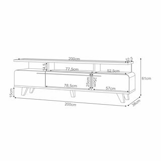 Foto 5 | Mesa Para Tv Hasta 75'' Essenza Bossa