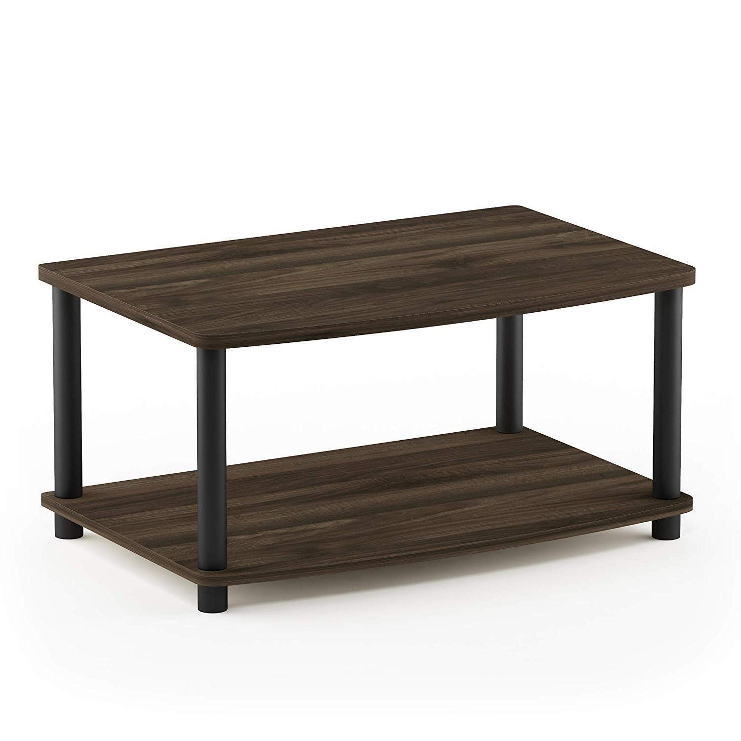 Foto 2 pulgar | Mueble Para Tv Furinno Turn-n-tube Columbier De 2 Niveles, Color Nogal Y Negro - Venta Internacional.