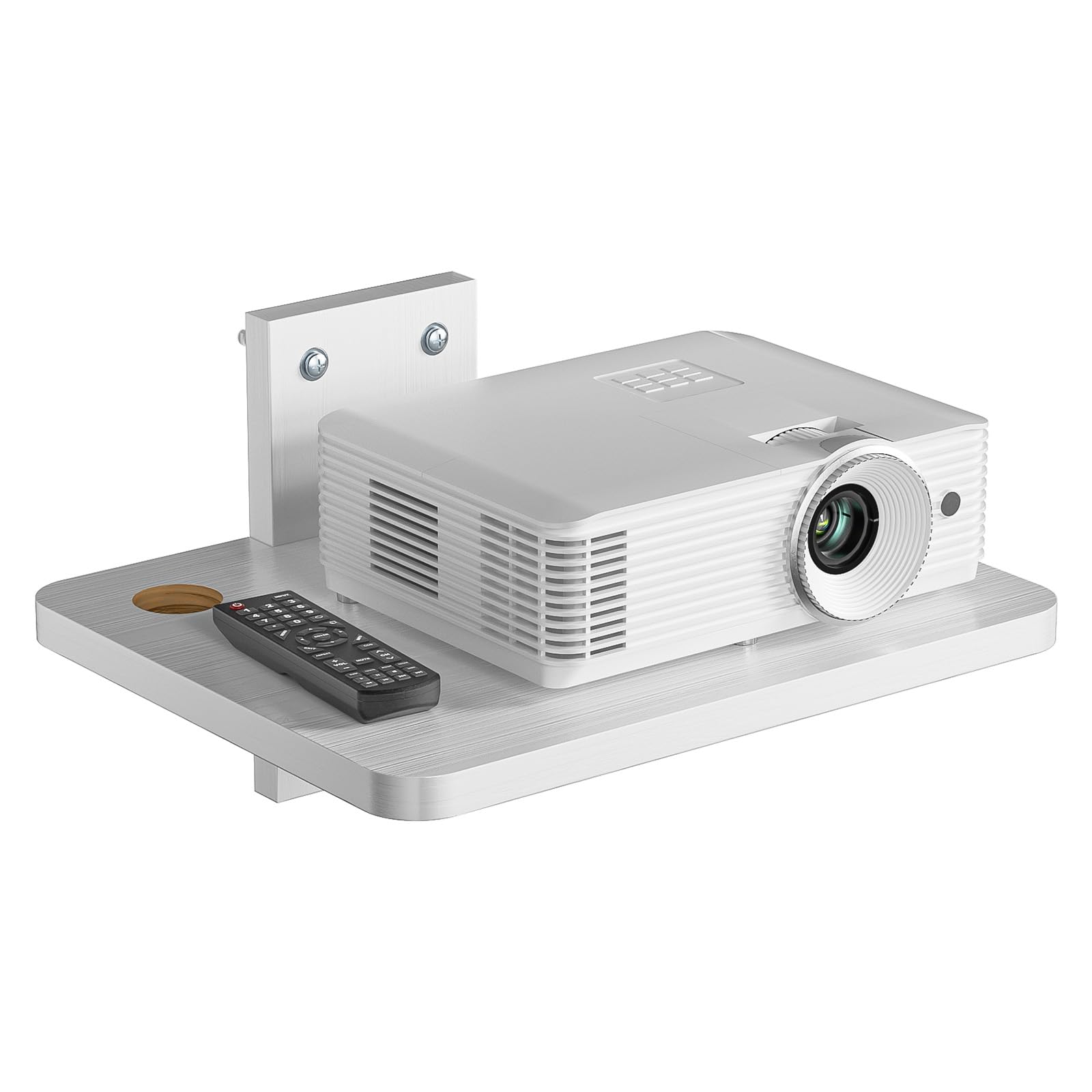 Estantería Flotante Para Tv Wali Cs201nw De Hasta 10 Kg, Color Blanco, 1 Estante - Venta Internacional.