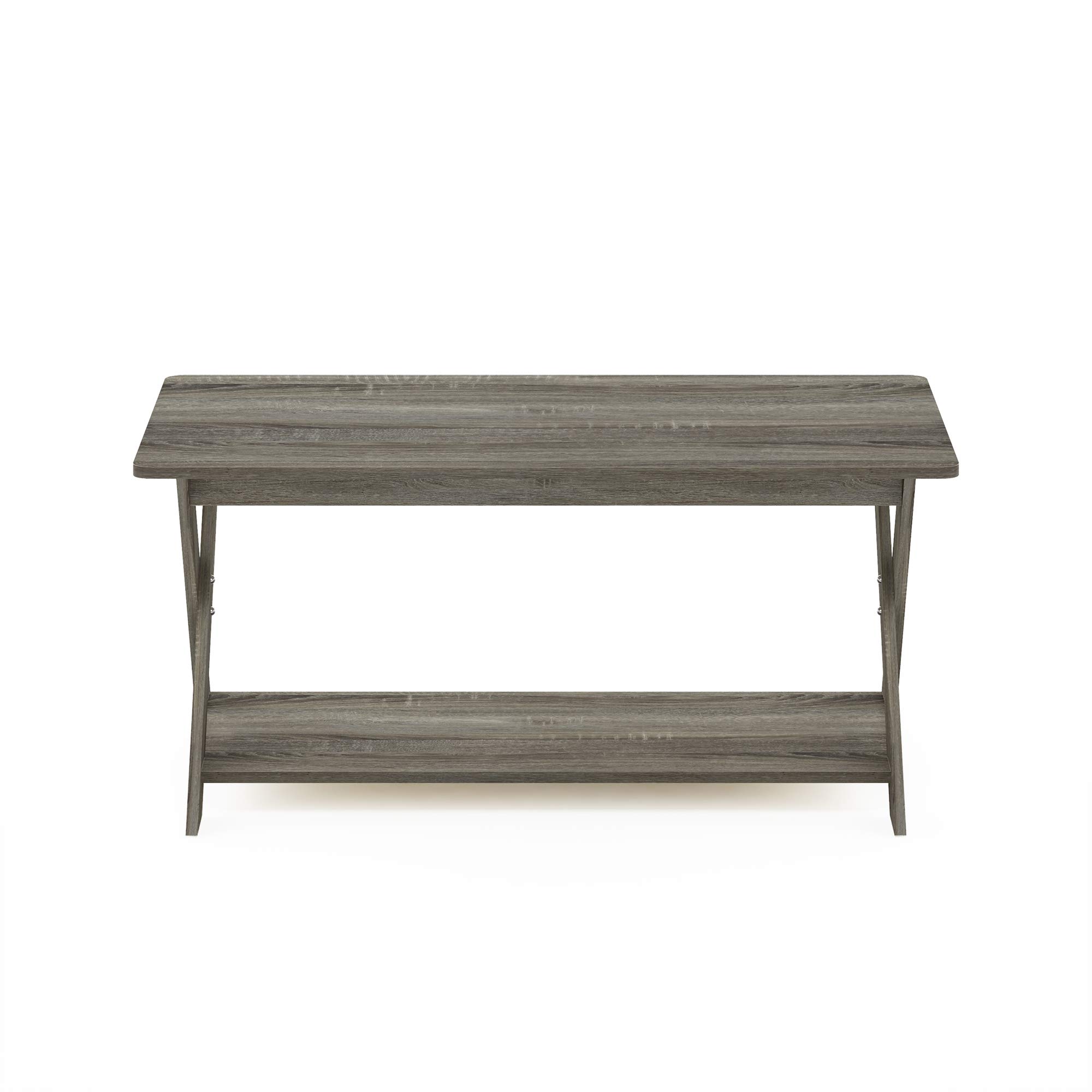 Foto 4 | Mesa De Café Furinno Moderna, Simplista, Entrecruzada, Roble Francés Gris - Venta Internacional.