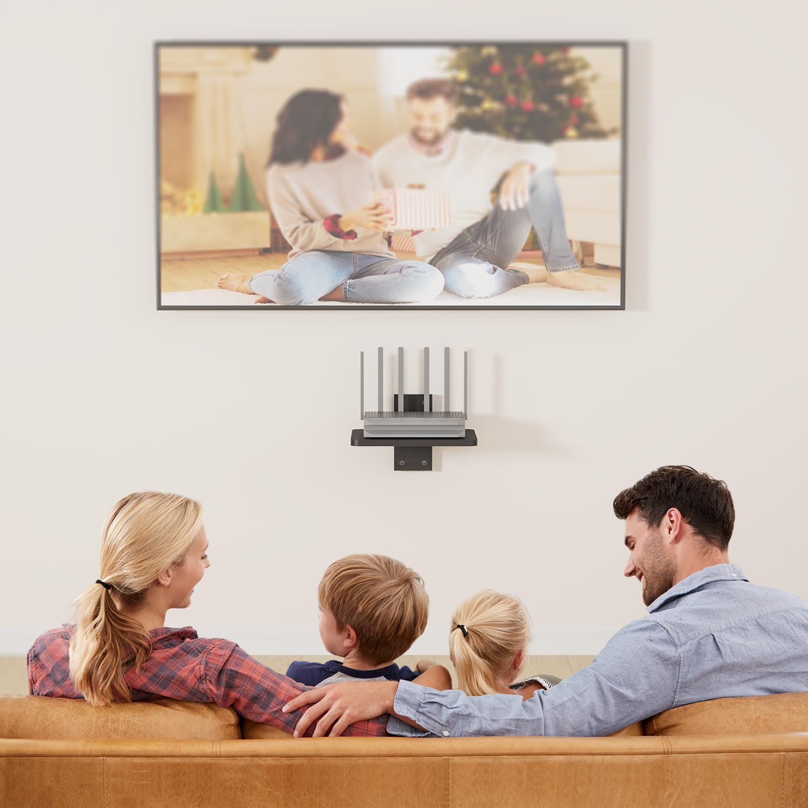 Foto 5 | Estante De Pared Wali Cs201nb Para Reproductor De Dvd De Hasta 10 Kg - Venta Internacional.