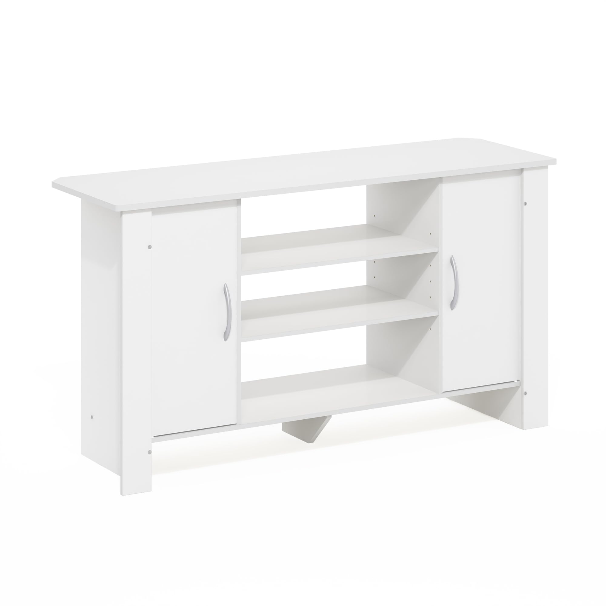 Foto 2 pulgar | Entertainment Center Furinno Econ - Soporte Para Tv De 50 Pulgadas, Color Blanco - Venta Internacional.
