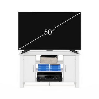 Foto 4 | Entertainment Center Furinno Econ - Soporte Para Tv De 50 Pulgadas, Color Blanco - Venta Internacional.