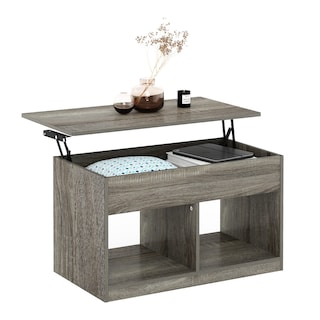 Foto 1 | Mesa De Café Furinno Jensen Para Sala De Estar Con Compartimento Oculto - Venta Internacional.