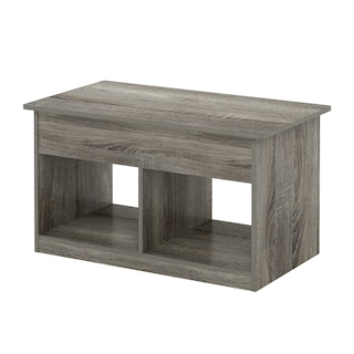 Foto 7 | Mesa De Café Furinno Jensen Para Sala De Estar Con Compartimento Oculto - Venta Internacional.