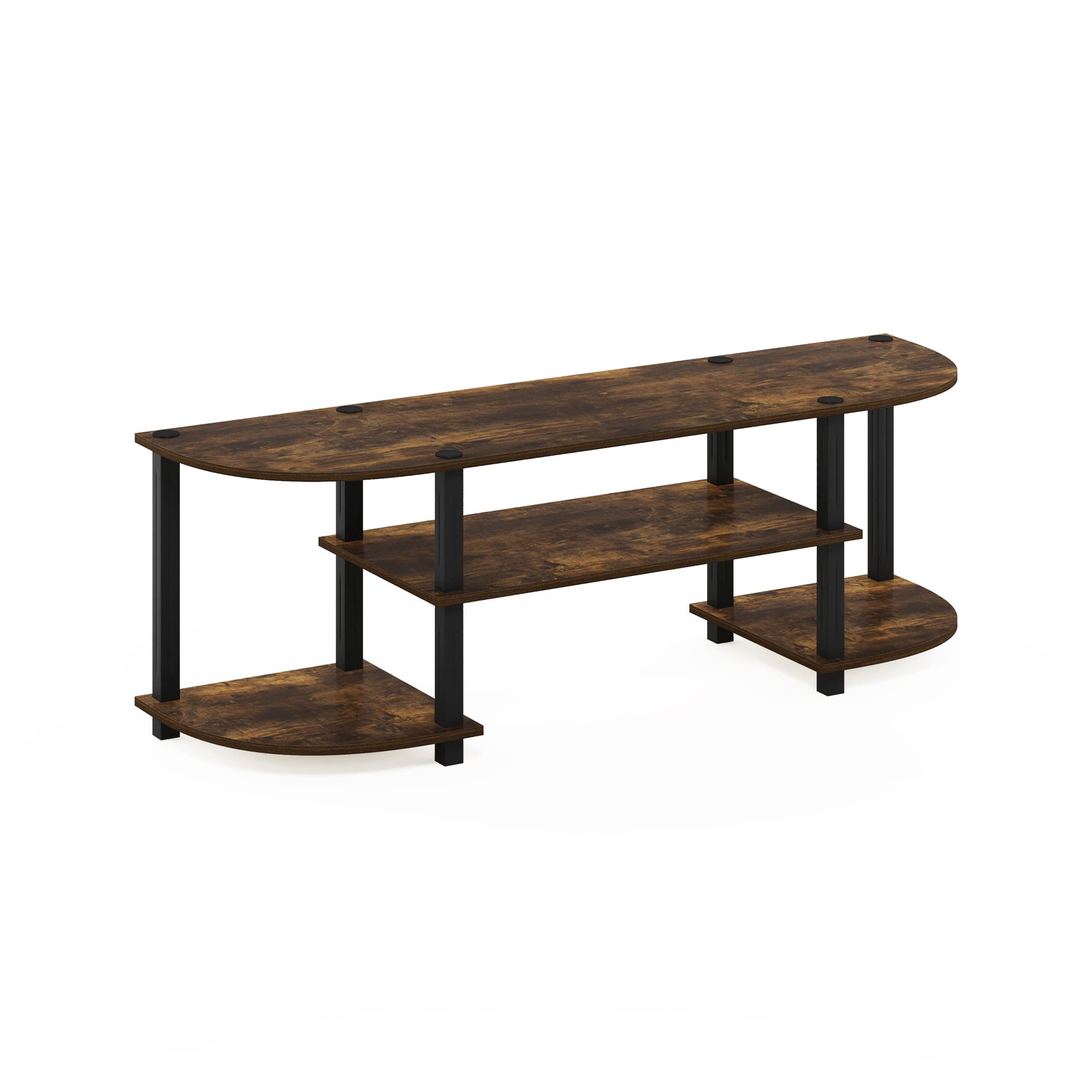 Centro De Entretenimiento Televisivo Furinno Turn-tube Wide Amber Pine - Venta Internacional.