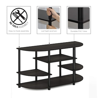 Foto 6 | Soporte Para Tv Furinno Jaya, Diseño Simple, Esquina, 46 Pulgadas - Venta Internacional.