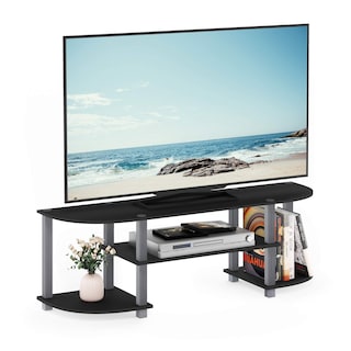 Foto 1 | Centro De Entretenimiento Para Televisión Furinno Turn-s-tube Wide, Negro/gris - Venta Internacional.