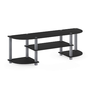 Foto 4 | Centro De Entretenimiento Para Televisión Furinno Turn-s-tube Wide, Negro/gris - Venta Internacional.