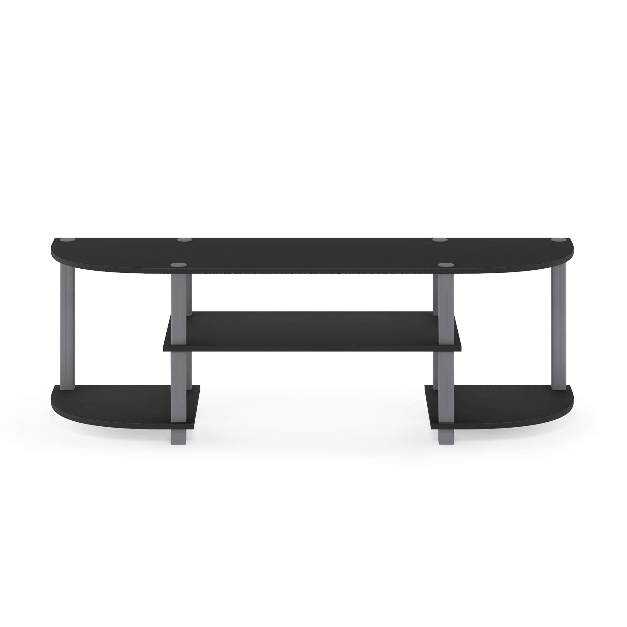 Foto 6 | Centro De Entretenimiento Para Televisión Furinno Turn-s-tube Wide, Negro/gris - Venta Internacional.