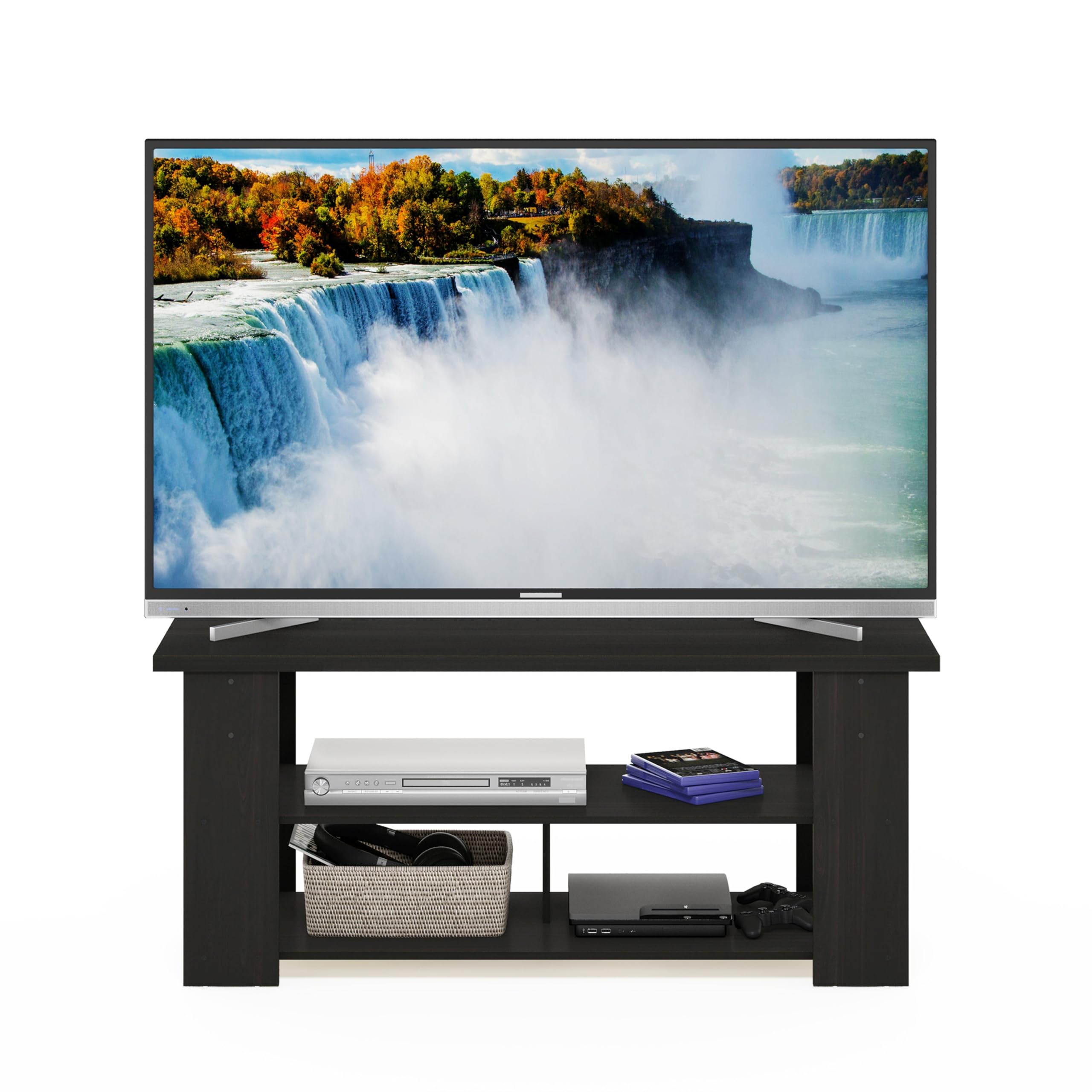Foto 6 pulgar | Soporte De Tv Furinno Jaya Espresso Para Tv De Pantalla Plana De 55 Pulgadas - Venta Internacional.