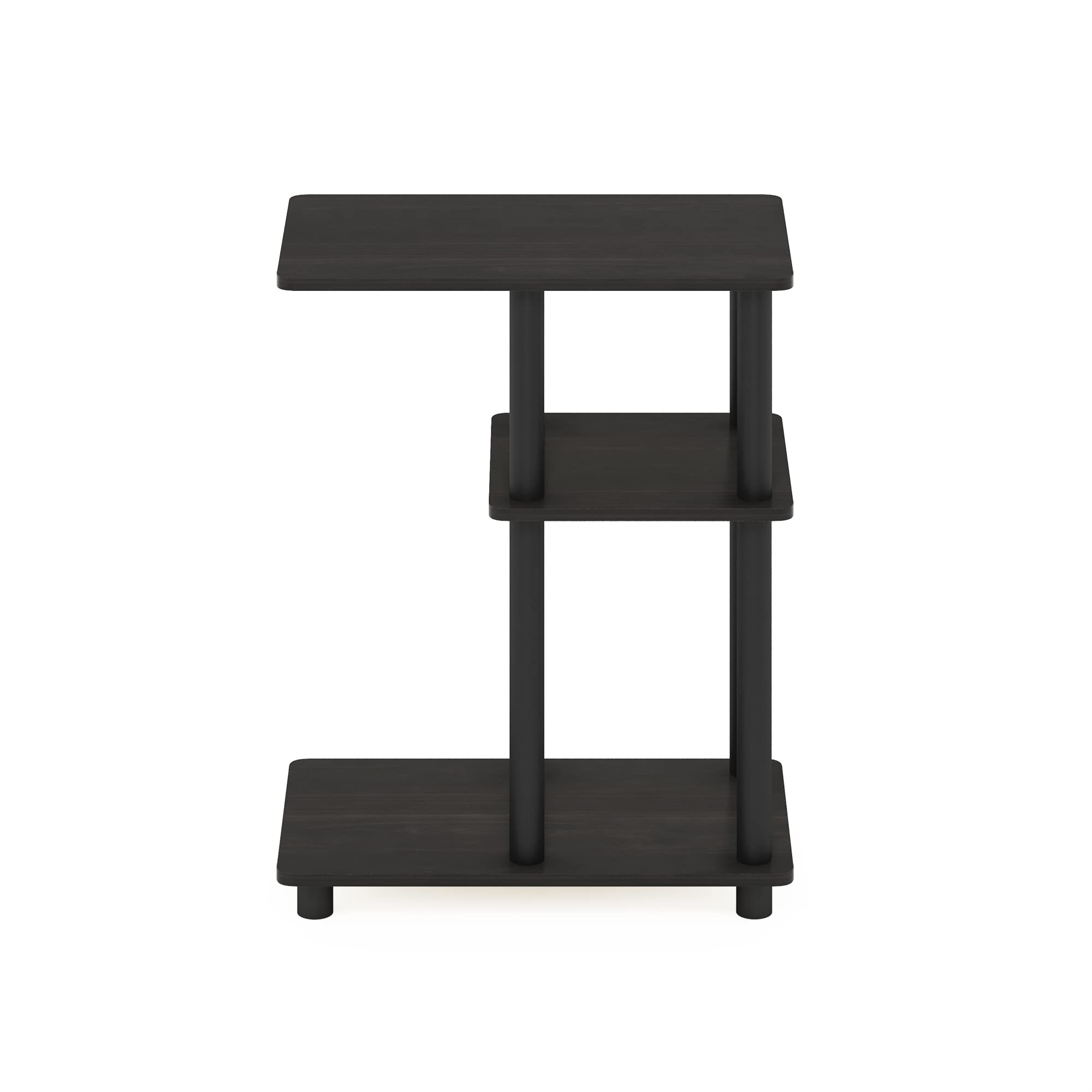 Foto 5 pulgar | Mesa Auxiliar Furinno Turn-tube En Forma De C Espresso/negra - Venta Internacional.