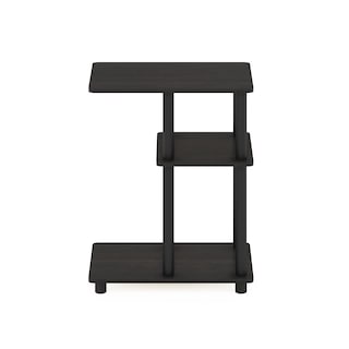Foto 4 | Mesa Auxiliar Furinno Turn-tube En Forma De C Espresso/negra - Venta Internacional.