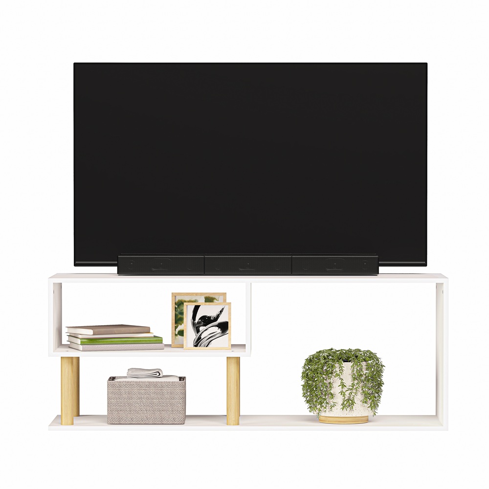 Foto 3 pulgar | Mueble De Tv Vetra, Moru, Blanco