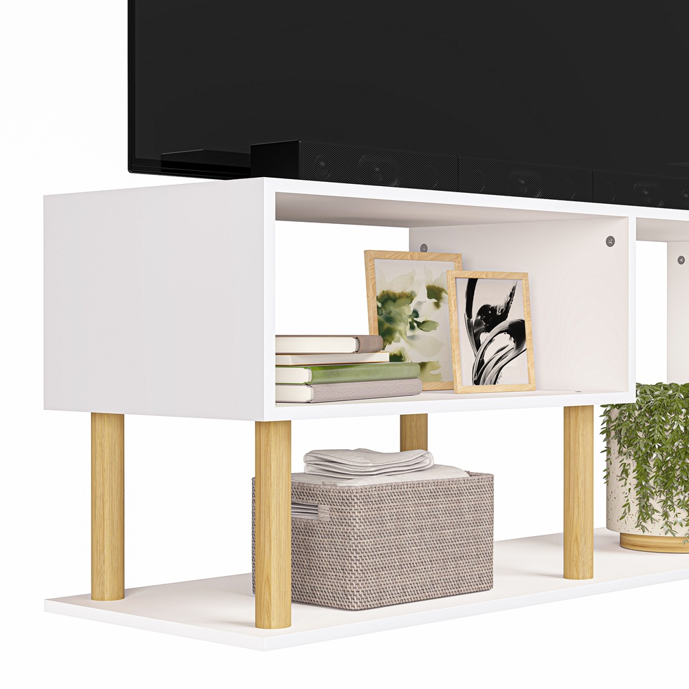 Foto 4 pulgar | Mueble De Tv Vetra, Moru, Blanco
