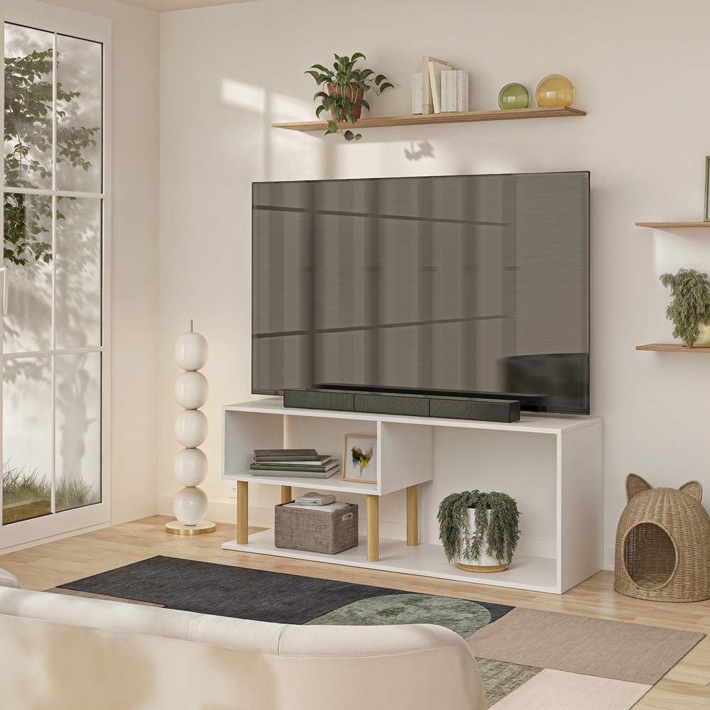 Foto 4 | Mueble De Tv Vetra, Moru, Blanco