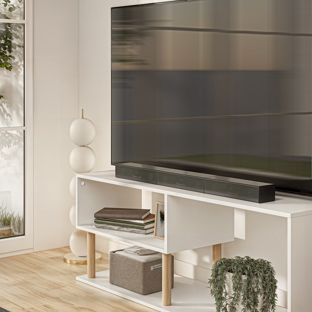Foto 6 pulgar | Mueble De Tv Vetra, Moru, Blanco