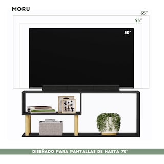 Foto 7 | Mueble De Tv Vetra Moru color Negro