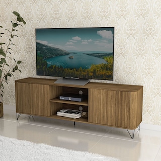 Foto 1 | Mesa Para Televisión Mobi Kunzita Avellana