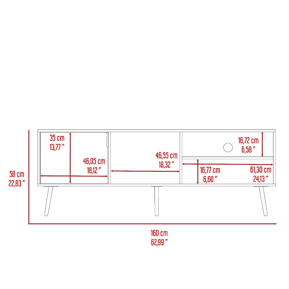 Foto 9 pulgar | Mesa Para Tv Vulanno  Capri Para Un Tv De 70 Pulgadas Virtual Muebles