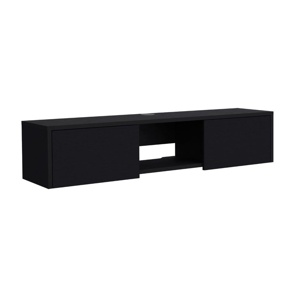 Foto 5 pulgar | Mesa Para Tv Flotante Gleid Wengue  Virtual Muebles