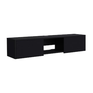 Foto 4 | Mesa Para Tv Flotante Gleid Wengue Virtual Muebles