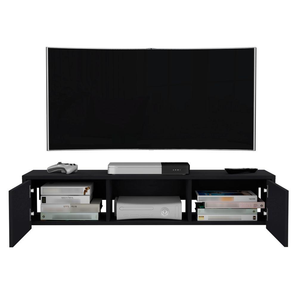 Foto 6 pulgar | Mesa Para Tv Flotante Gleid Wengue  Virtual Muebles