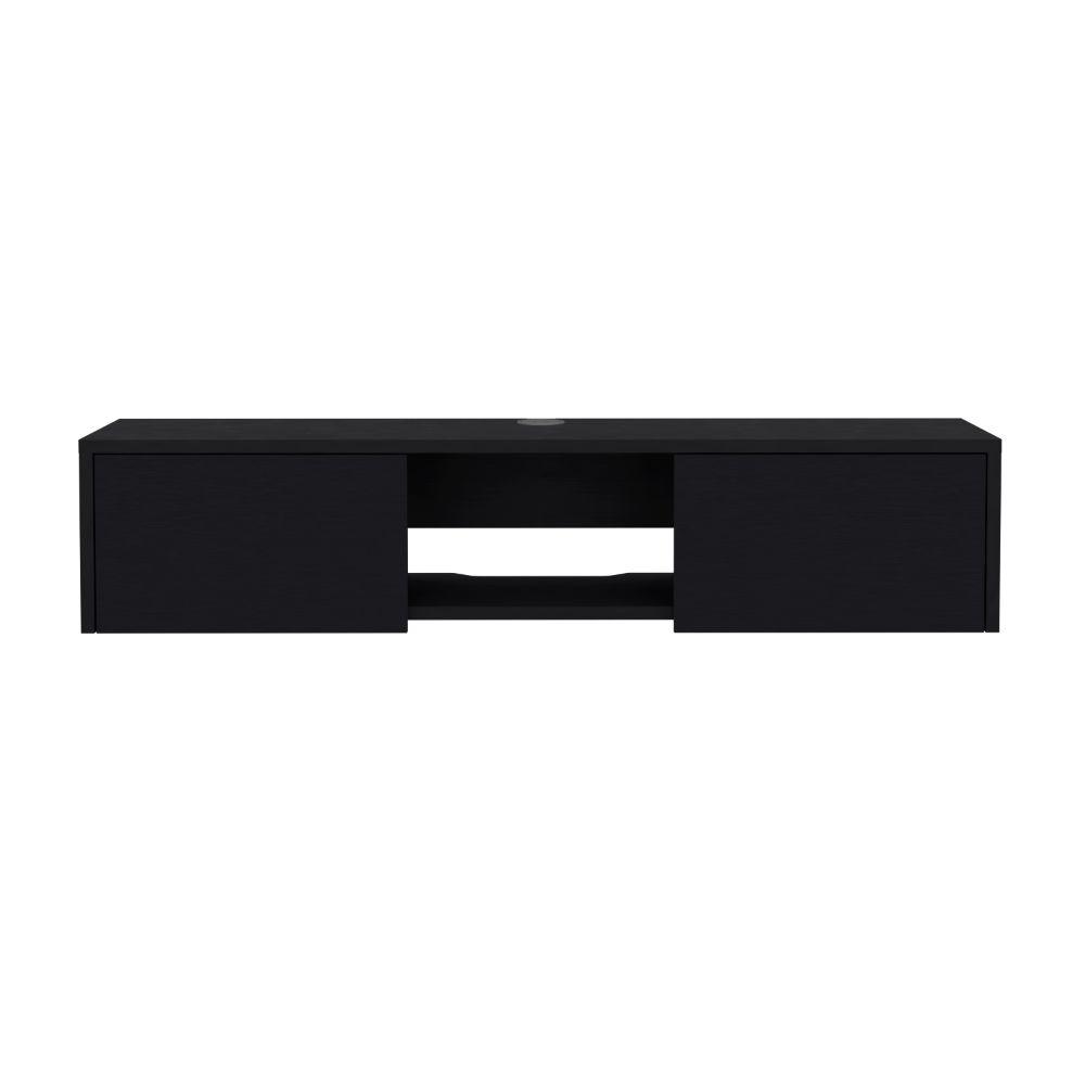 Foto 7 pulgar | Mesa Para Tv Flotante Gleid Wengue  Virtual Muebles