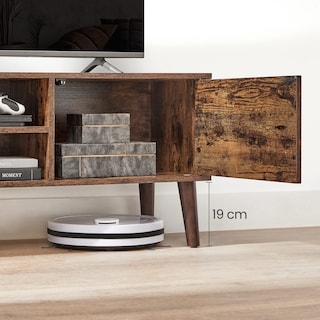 Foto 7 | Soporte De Tv Vasagle Para Televisores De Hasta 55 Pulgadas 120 Cm De Largo Marrón