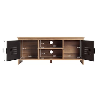 Foto 5 | Mesa para TV 50 Pulgadas de Madera Furniturer