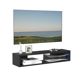 Foto 1 | Mueble Para Tv Flotante Lima Moru Color Negro