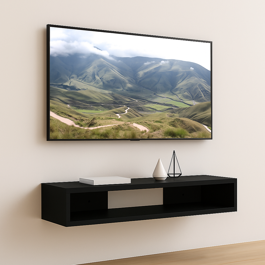Foto 8 pulgar | Mueble Para Tv Flotante Lima Moru Color Negro