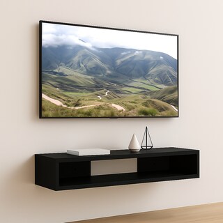 Foto 7 | Mueble Para Tv Flotante Lima Moru Color Negro
