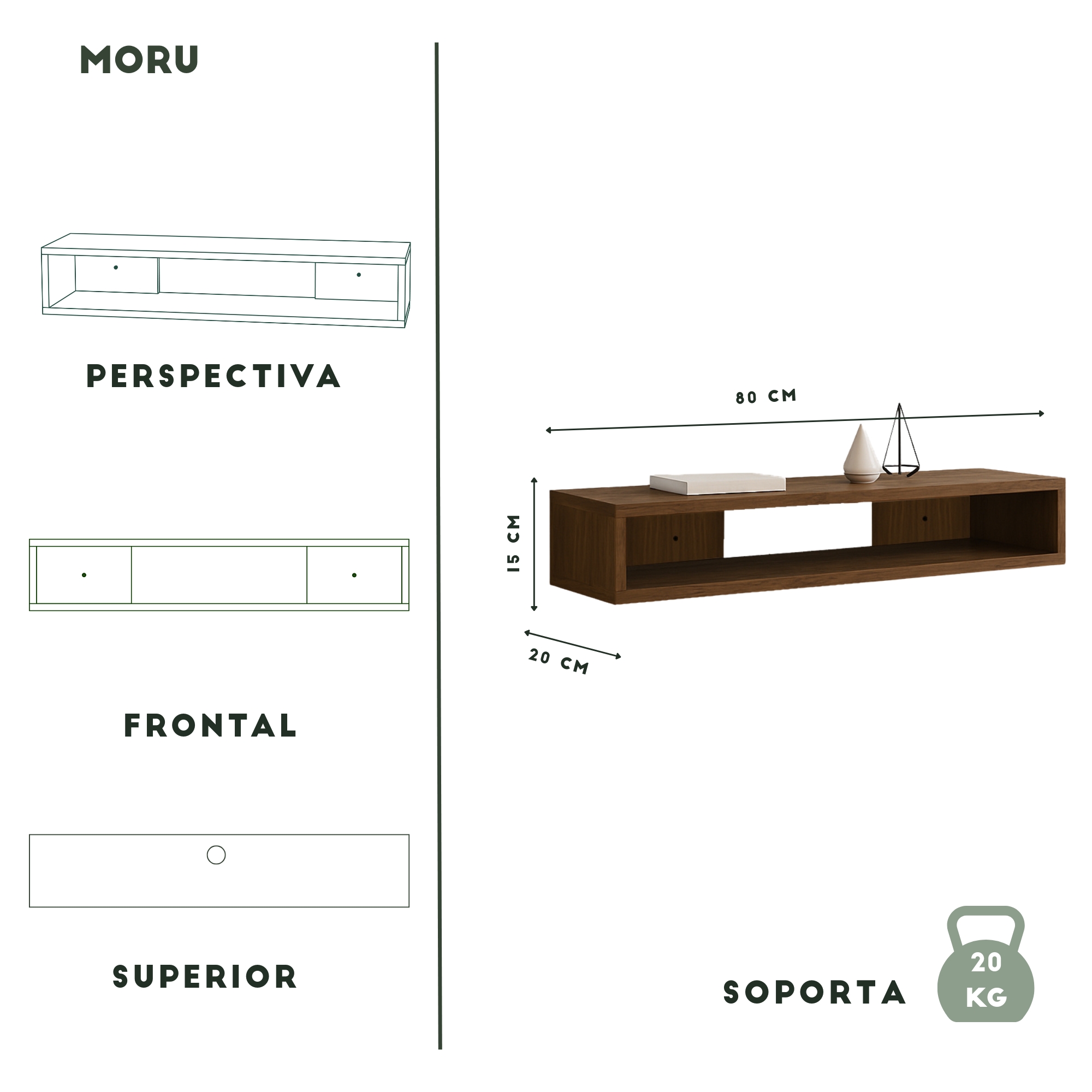 Foto 4 pulgar | Mueble  Para Tv Flotante Lima Moru Color  Latte