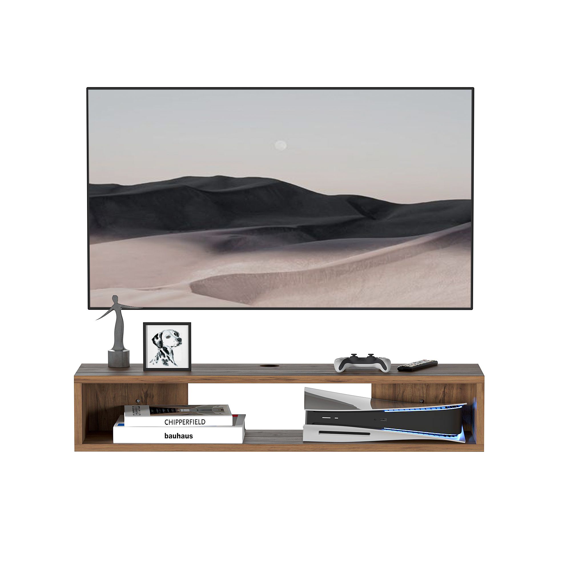 Foto 5 pulgar | Mueble  Para Tv Flotante Lima Moru Color  Latte
