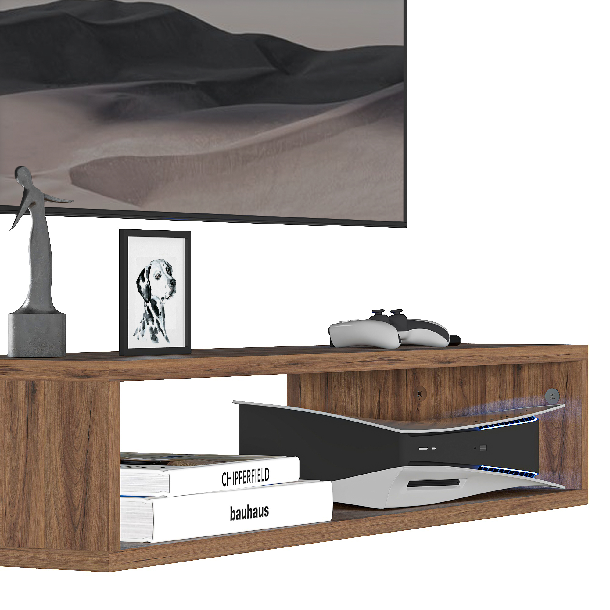 Foto 7 pulgar | Mueble  Para Tv Flotante Lima Moru Color  Latte