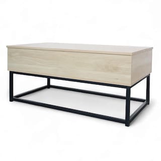 Foto 2 | Mesa De Centro Elevable Montan Almacenamiento Interno Madera