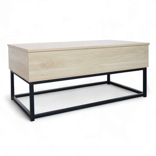 Foto 3 | Mesa De Centro Elevable Montan Almacenamiento Interno Madera